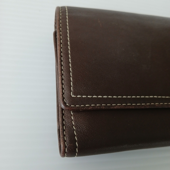 Coach Brown Leather Wallet - Picture 3 of 13